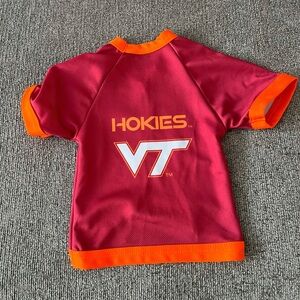 Virginia Tech Hokies Dog Jersey; fit 15lb cairn terrier.
